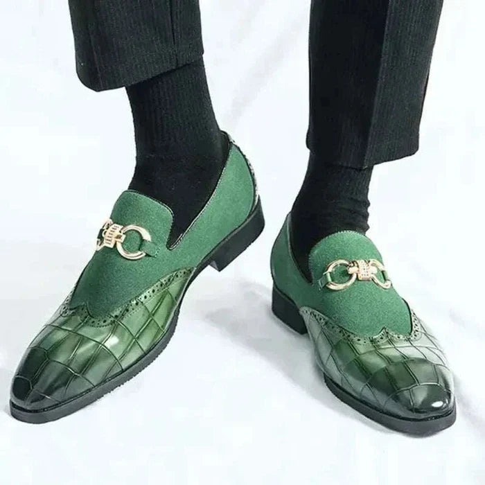 Business elegant shoes - AntoniosClothing - Green