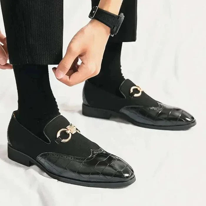 Business elegant shoes - AntoniosClothing - Black