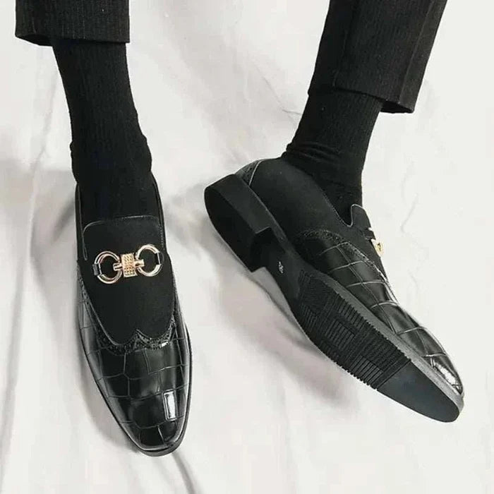 Business elegant shoes - AntoniosClothing - Black