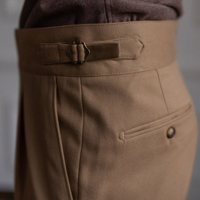 Business Office High-End Trousers - AntoniosClothing - Dark Gray