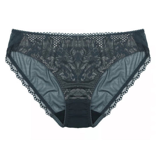 Calla Lily Bikini | Charcoal