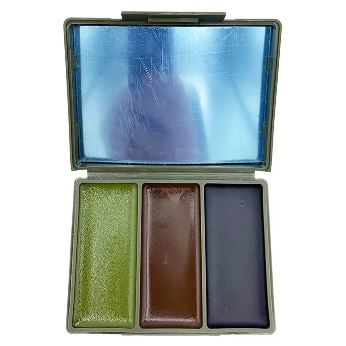 Camtech Camo Cream 3 Colour Face Paint - John Bull Clothing Europe (Green/Brown/Black) from  John Bull Clothing