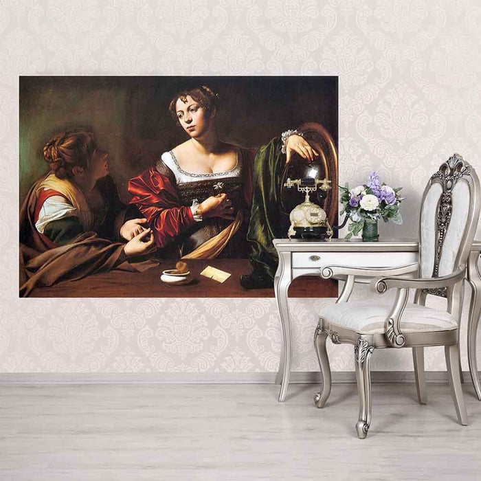 41.5x60 inch Martha & Mary Magdalene Decal Installed by Vanity