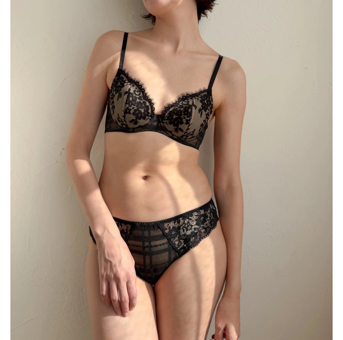 Caron 3/4 Cup Underwire Bra | Black