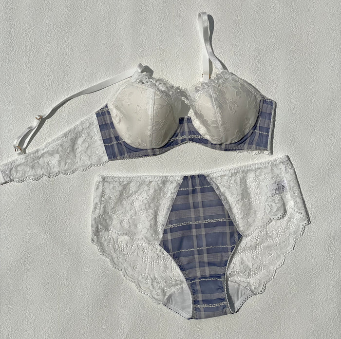 Caron 3/4 Cup Underwire Bra | Blue