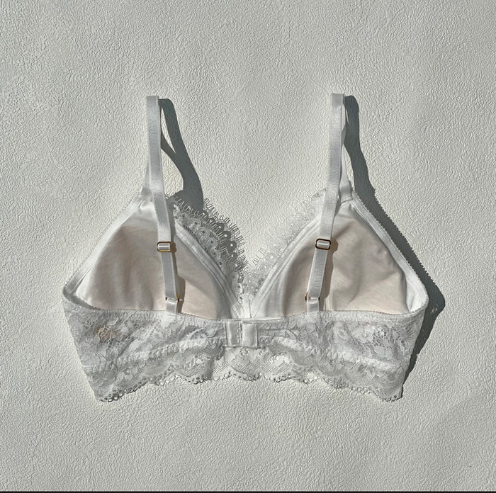 Caron Triangle Bralette | Blue