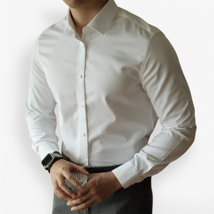 Casual office italian shirt - AntoniosClothing - Light blue