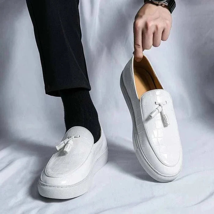 Casual slip-on loafers - AntoniosClothing - Black