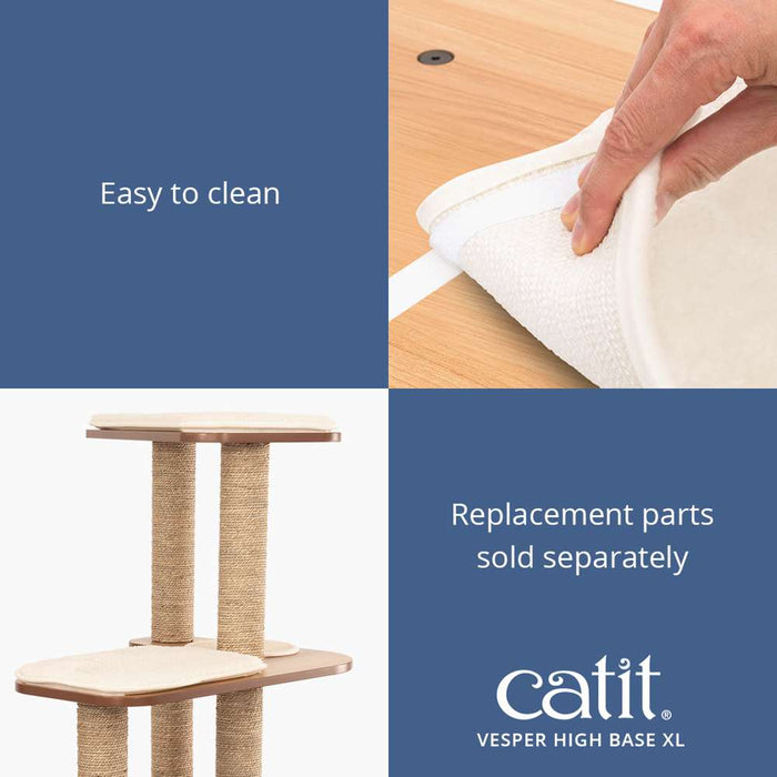 Catit Vesper High Base XL easy to clean.