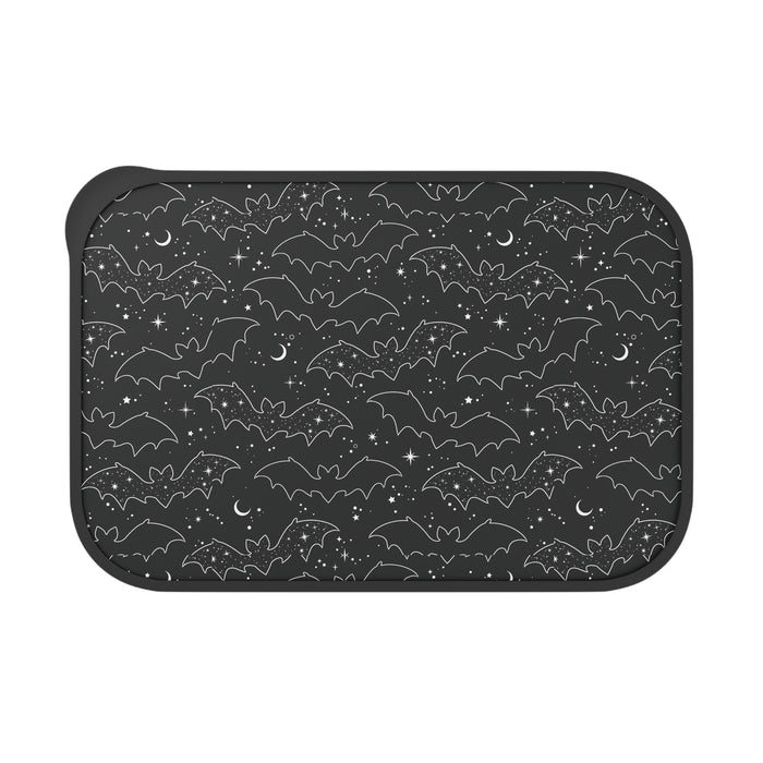 Celestial Bats Bento Box Lunch Container with Utensils