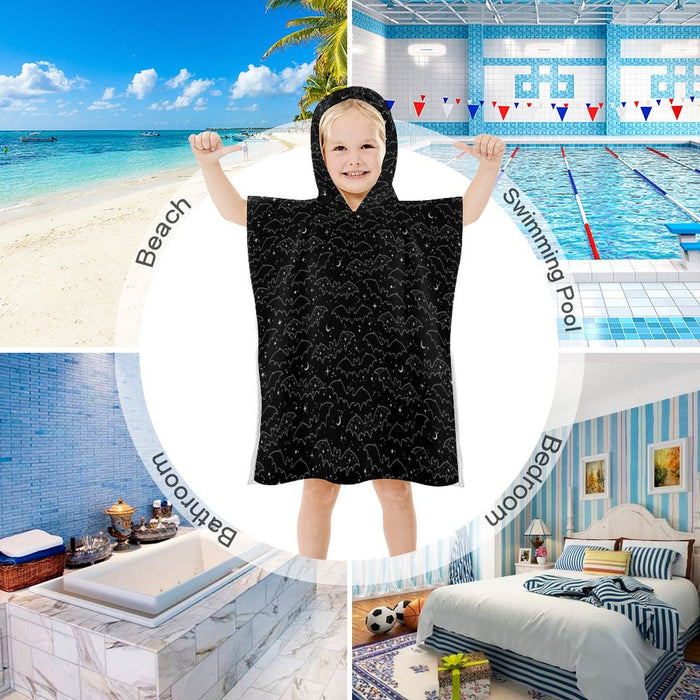 Celestial Bats Hooded Towel (Toddlers/Kids) - PRE ORDER