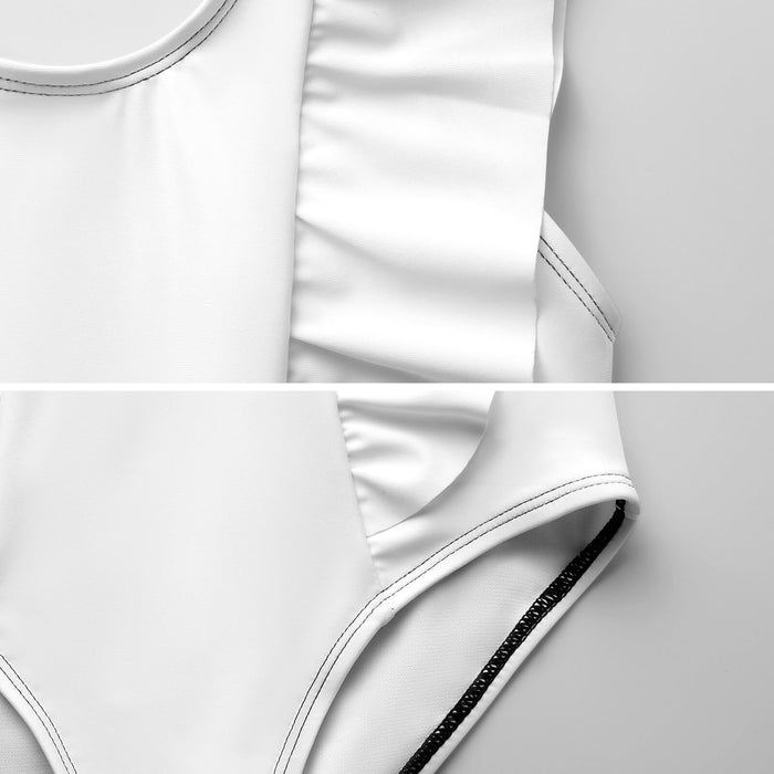 Celestial Bats Ruffle Swim Suit (Kids) - PRE ORDER
