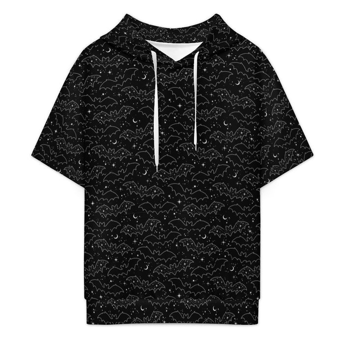 Celestial Bats Short Sleeve Hoodie (Adults) - PRE ORDER