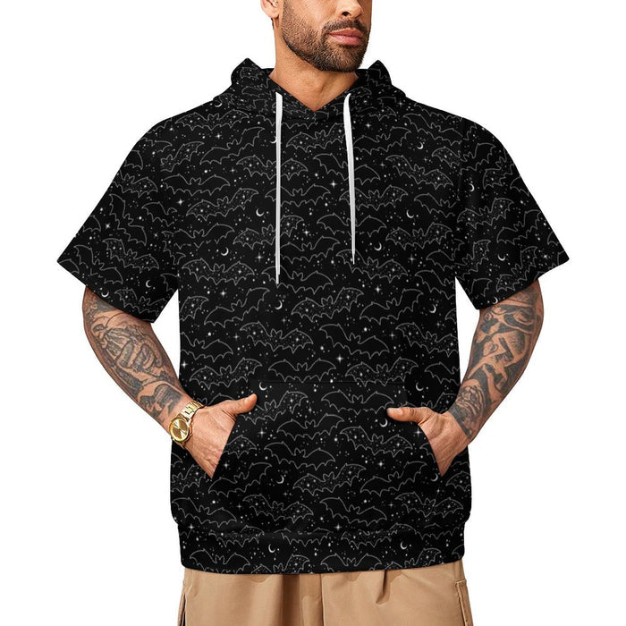 Celestial Bats Short Sleeve Hoodie (Adults) - PRE ORDER