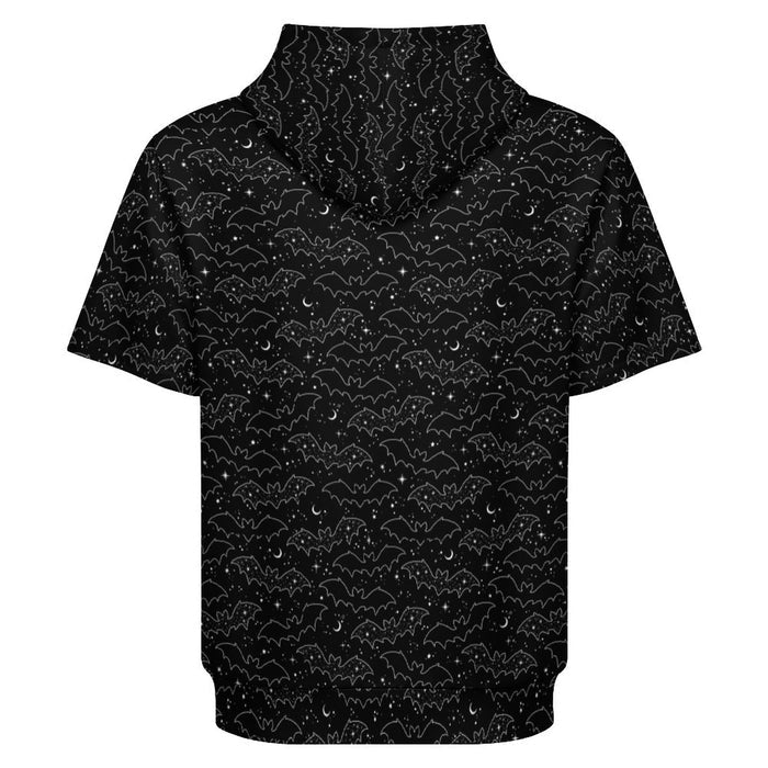 Celestial Bats Short Sleeve Hoodie (Adults) - PRE ORDER