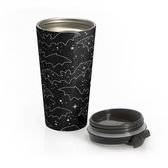 Celestial Bats Stainless Steel Travel Mug