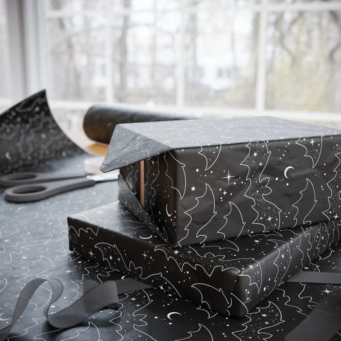 Celestial Bats Wrapping Paper