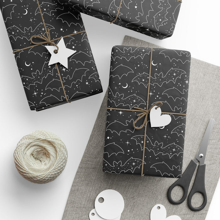 Celestial Bats Wrapping Paper