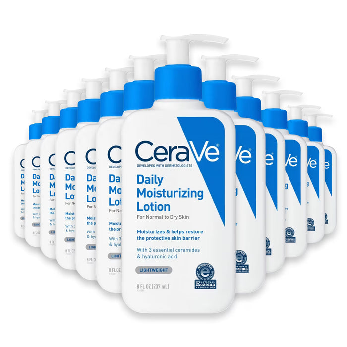 CeraVe Daily Moisturizing Face and Body Lotion - 8 oz - 12 Pack