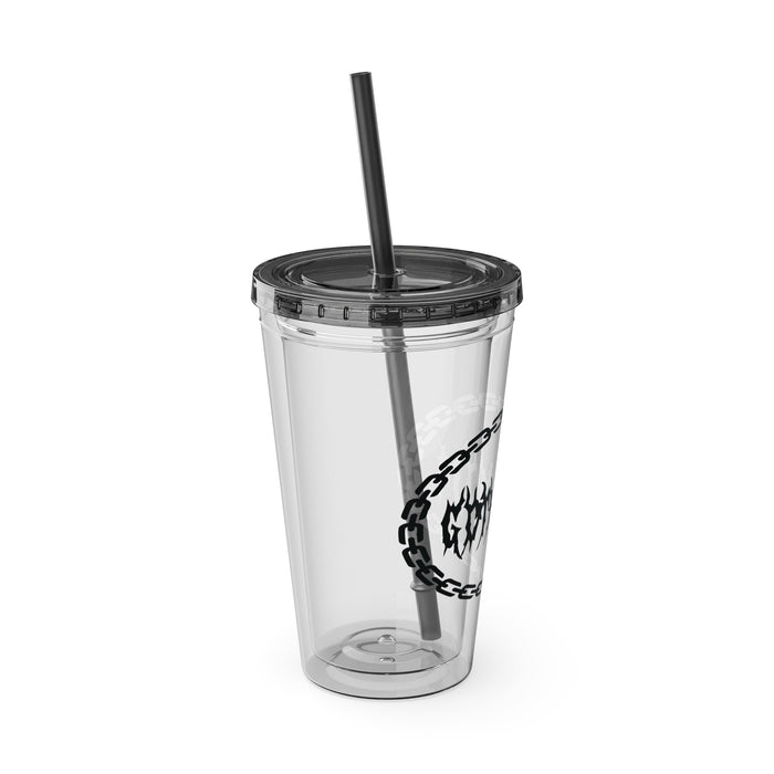 Chained Goth Mom Tumbler