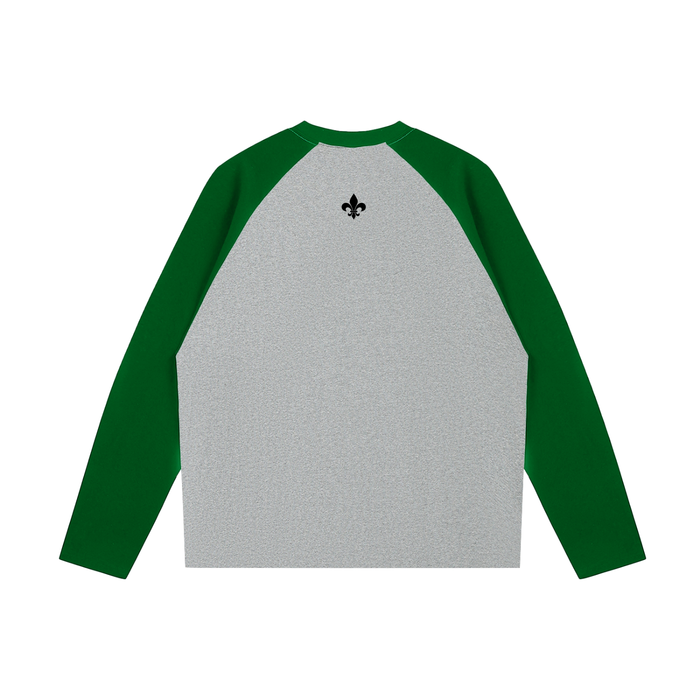 Chandail Manches Longues Old School 100% Coton | Fleur de Lys