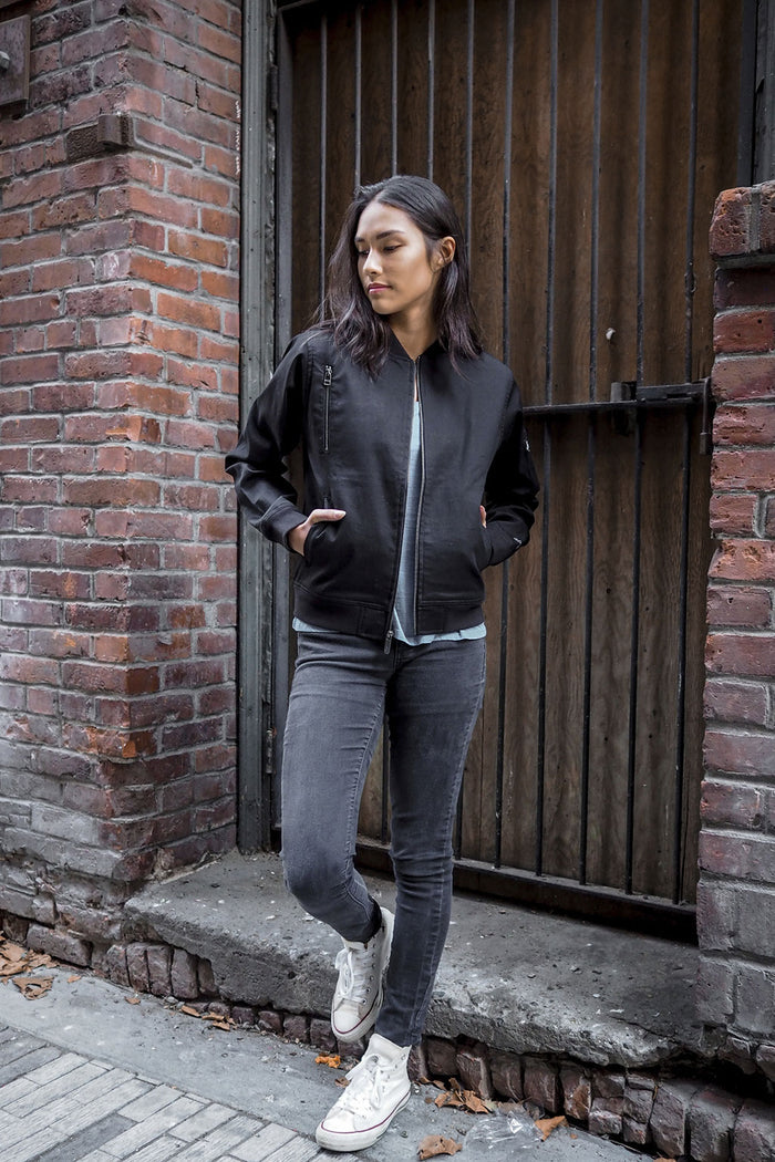 Charlotte | Women's Lined Bomber Jacket