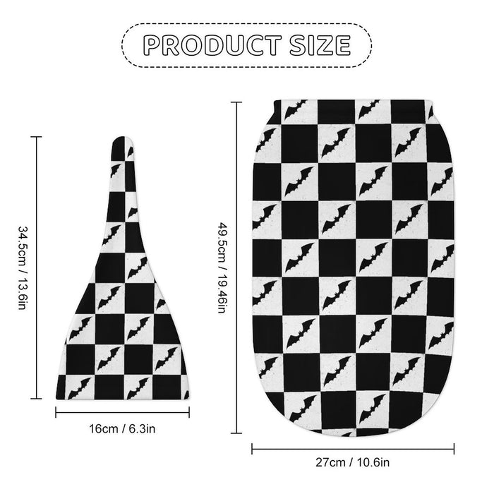 Checkered Bat Baby Swaddling Set - PRE ORDER