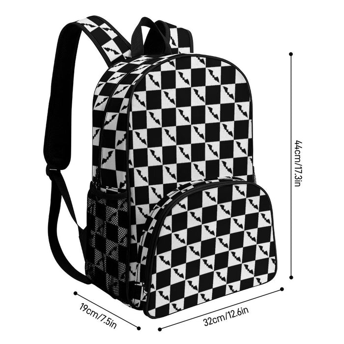 Checkered Bat Large Backpack - PRE ORDER