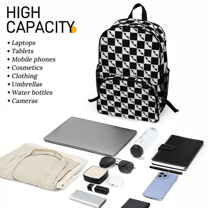 Checkered Bat Large Backpack - PRE ORDER