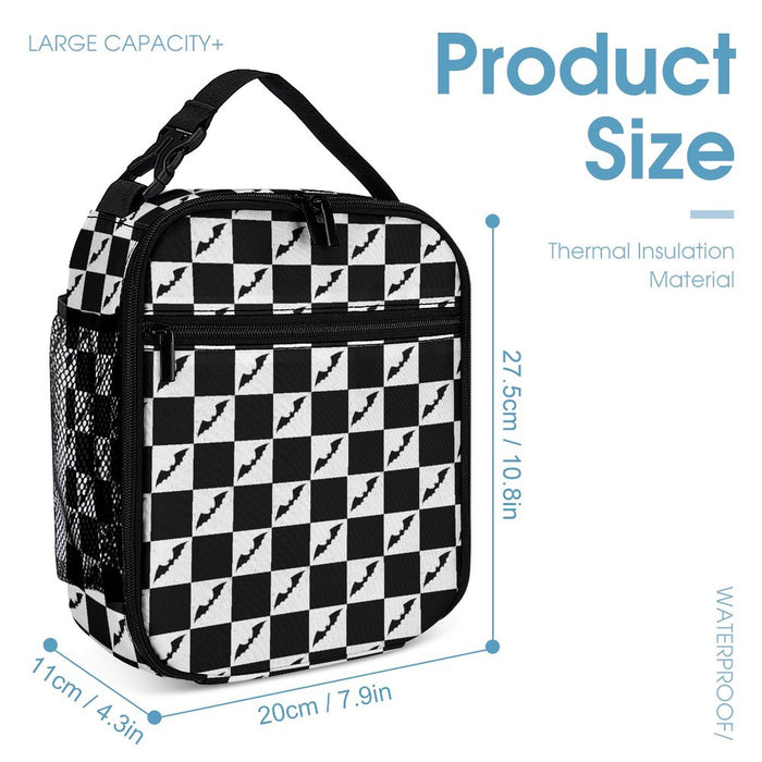 Checkered Bats Insulated Lunch Bag - PRE ORDER