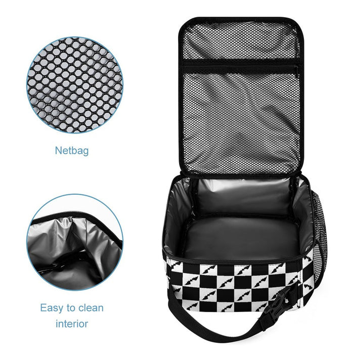 Checkered Bats Insulated Lunch Bag - PRE ORDER