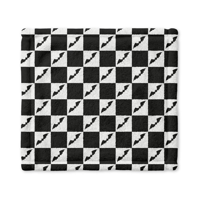 Checkered Bats Minky Lovey Blanket