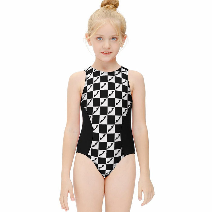 Checkered Bats Swimsuit (Kids) - PRE ORDER