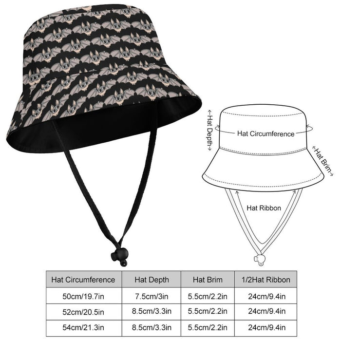 Cheeky Bat Bucket Hat (Babies/Kids) - PRE ORDER
