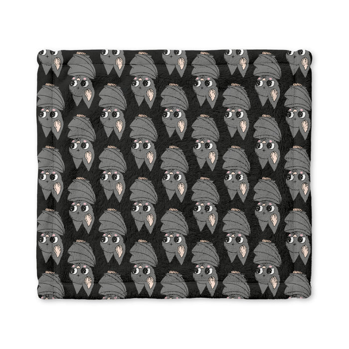 Cheeky Bat Minky Baby Lovey Blanket