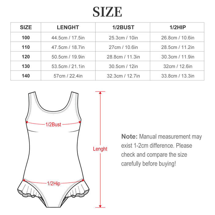 Cheeky Bat Ruffle Swimsuit (Kids) - PRE ORDER