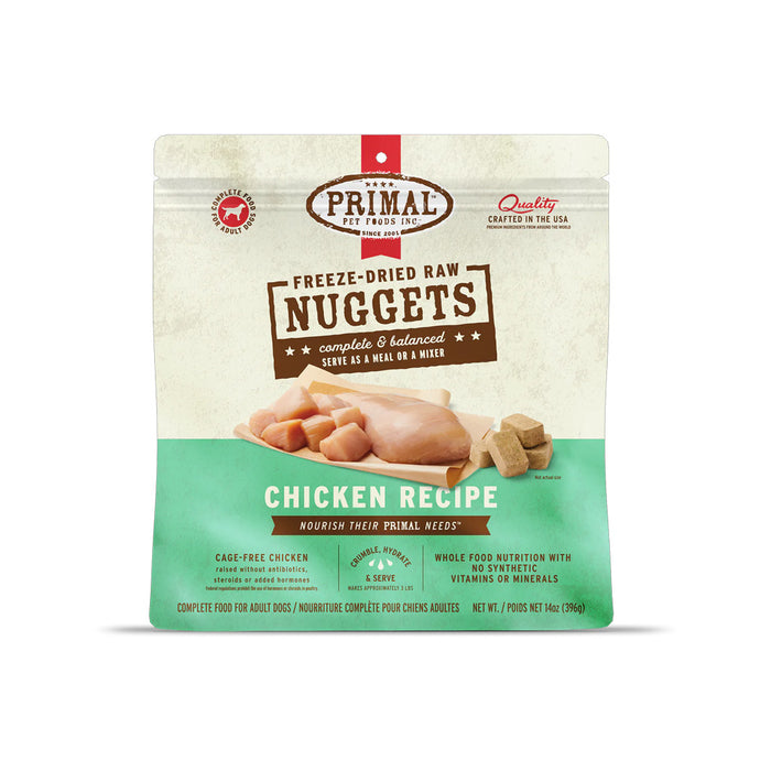 Chicken Freeze-dried Raw Nuggets 14oz