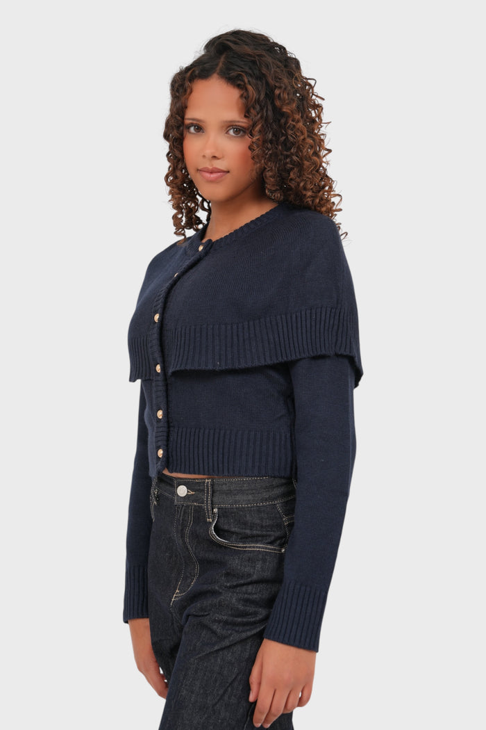 "Chloe" cardigan navy