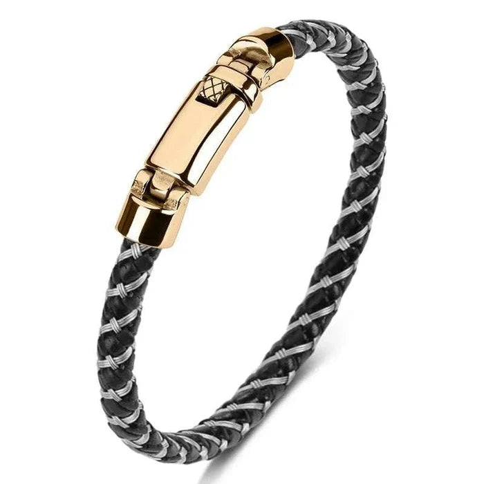Classic minimalist bracelet - AntoniosClothing - Black design 2