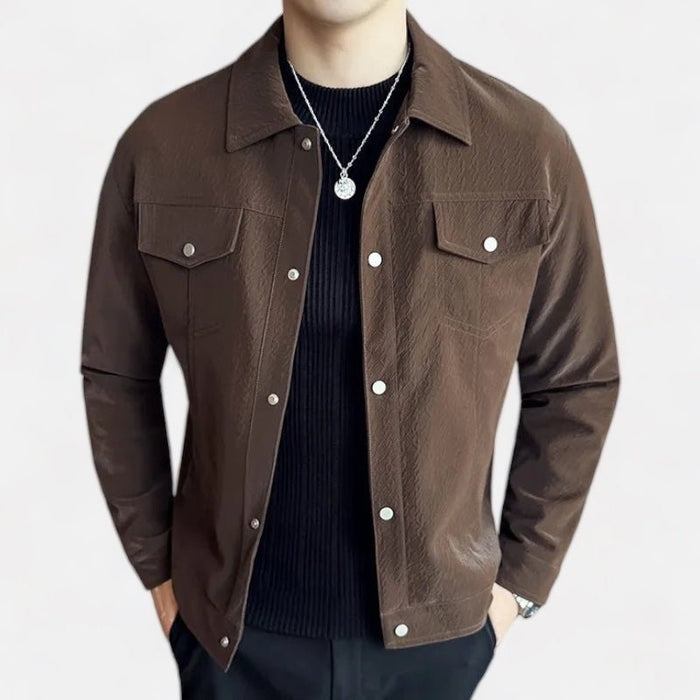 CLASSY jacket - AntoniosClothing - Coffee