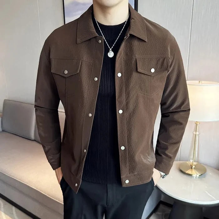 CLASSY jacket - AntoniosClothing - Coffee