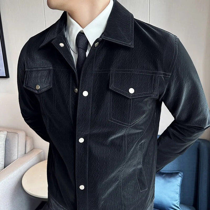CLASSY jacket - AntoniosClothing - Coffee