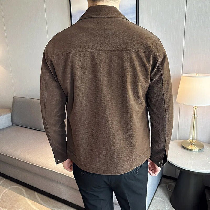 CLASSY jacket - AntoniosClothing - Coffee