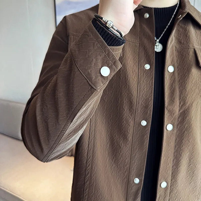 CLASSY jacket - AntoniosClothing - Coffee