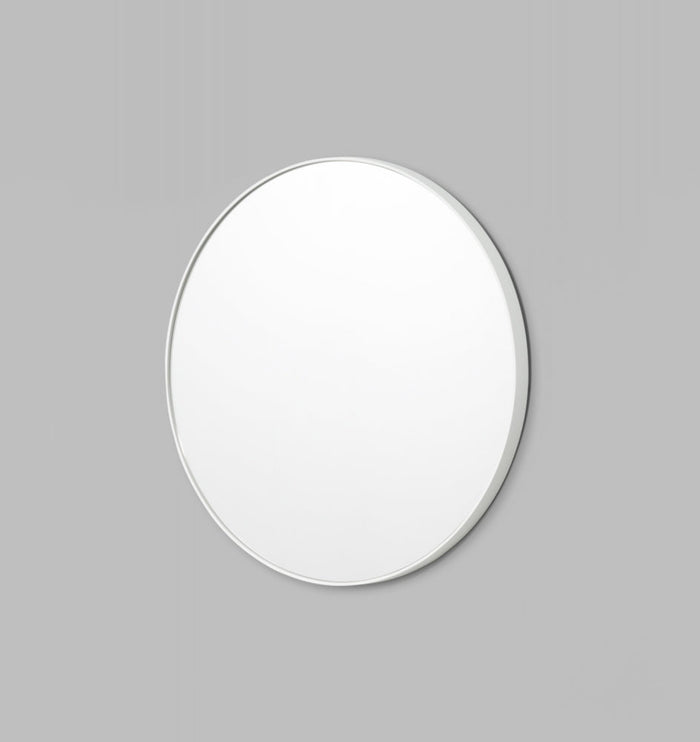 Modern Round Mirror | Bjorn  | Bright White