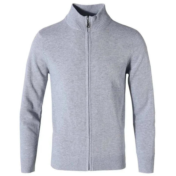 Cold season casual cardigan - AntoniosClothing - Gray