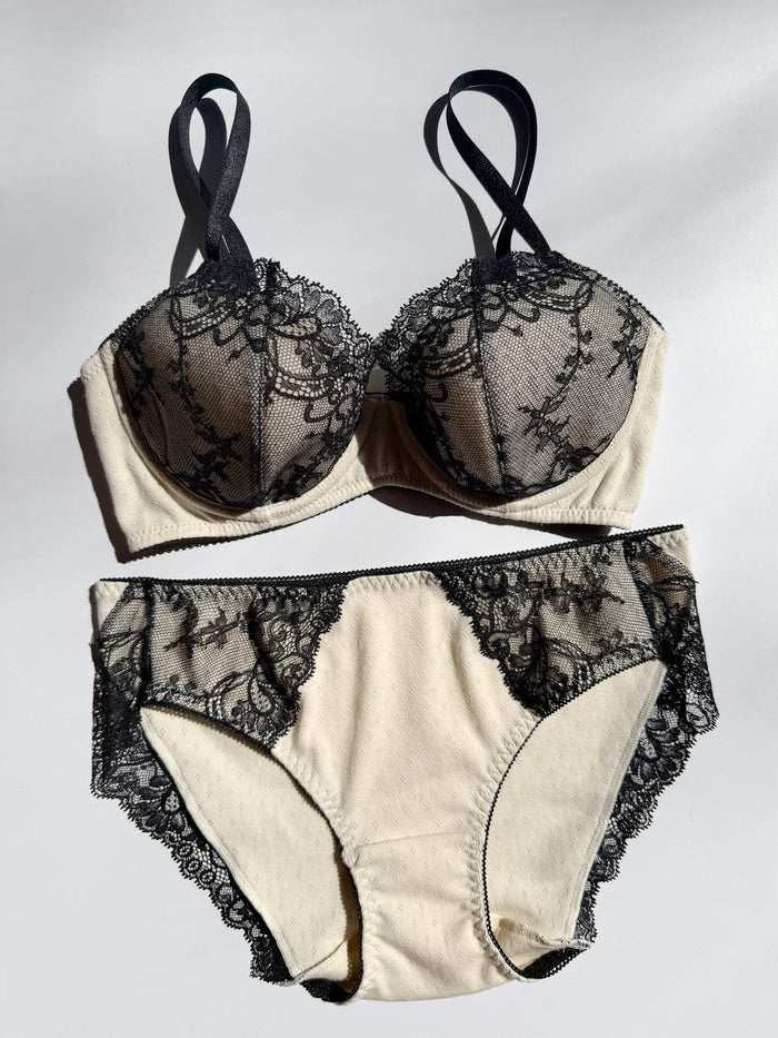 Cotelia 3/4 Cup Underwire Bra | Ivory
