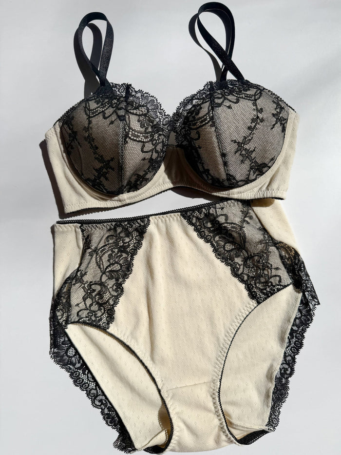 Cotelia High Waist Bikini | Ivory