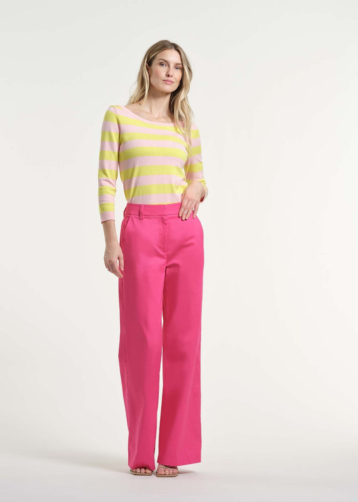 Cotton Sateen Trouser
