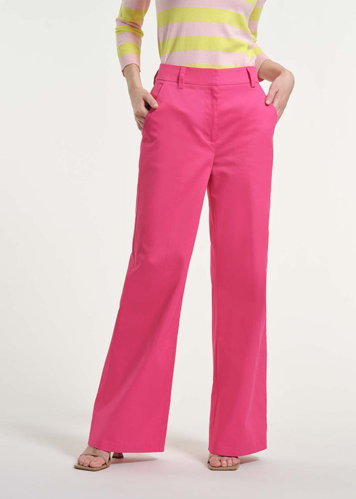 Cotton Sateen Trouser